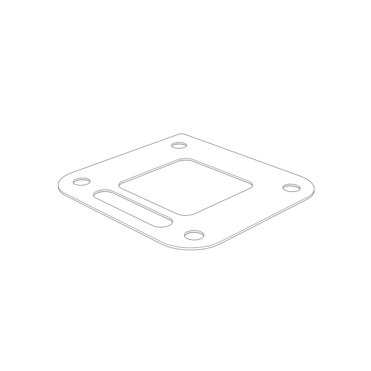 3853628 Plate | Genuine Volvo Penta Part