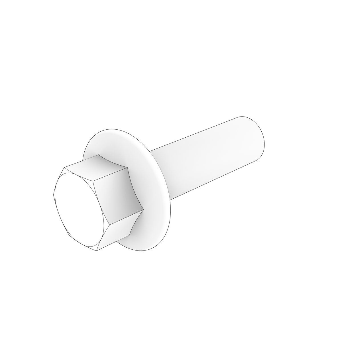 990857 Flange Screw | Genuine Volvo Penta Part