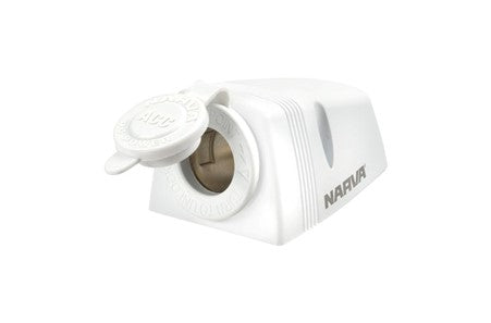 81025WBL Narva White Surface Mount Accessory Socket | Genuine Narva Electrical