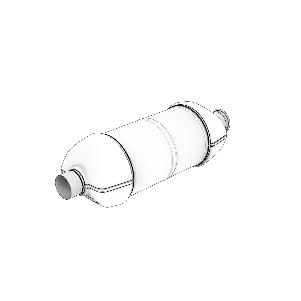 24465836 Muffler | Genuine Volvo Penta Part - photo 2 of 2
