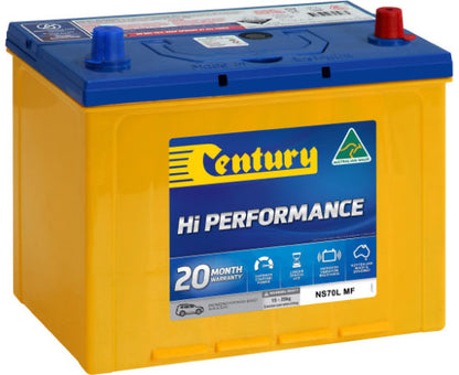 123127 Century NS70L MF Hi PERFORMANCE Battery