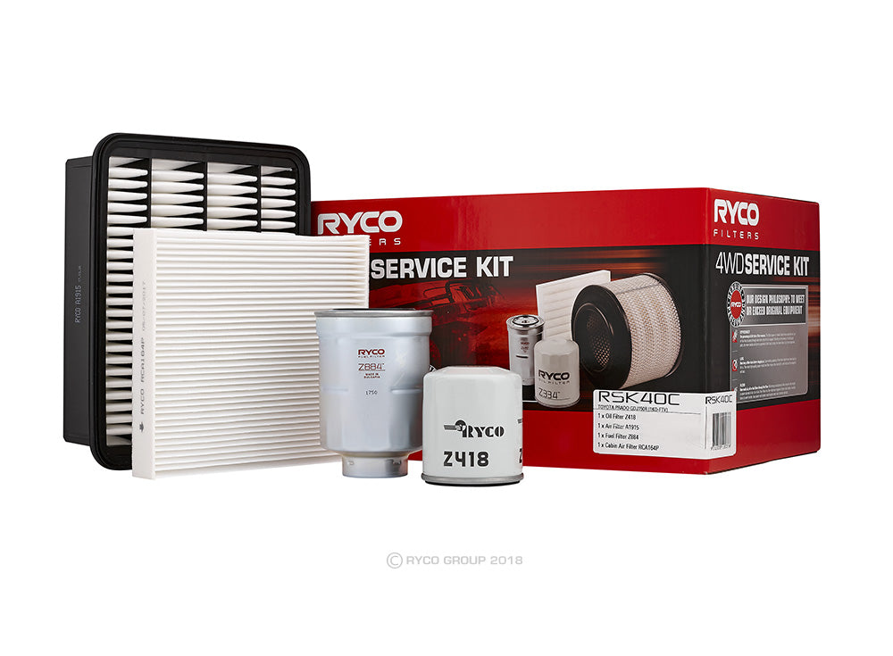 RSK40C Ryco Service Kit - Toyota Landcruiser Prado GDJ150 (1GD-FTV) | Genuine Ryco Filter