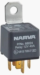 68024BL Narva 12v Relay 5 Pin 30A | Genuine Narva Electrical
