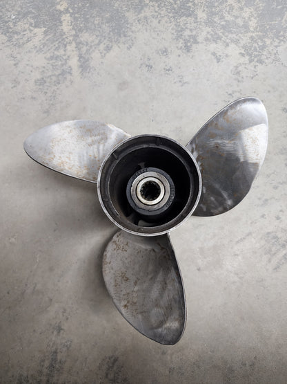 0389948 OMC Propeller 13 3/8 x 17 Stainless Steel | Genuine Used Part