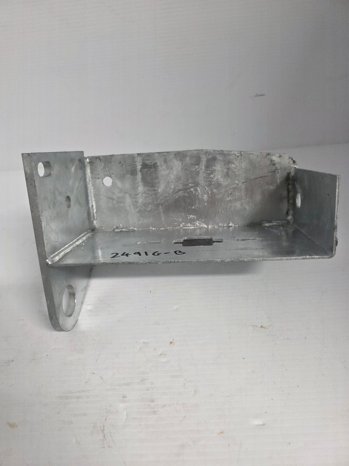 2491G-B Dunbier Lamp and Tie Down Bracket Galvanised, Bolt-on (suits Left Hand) | Marine Trailer Part - photo 2 of 8