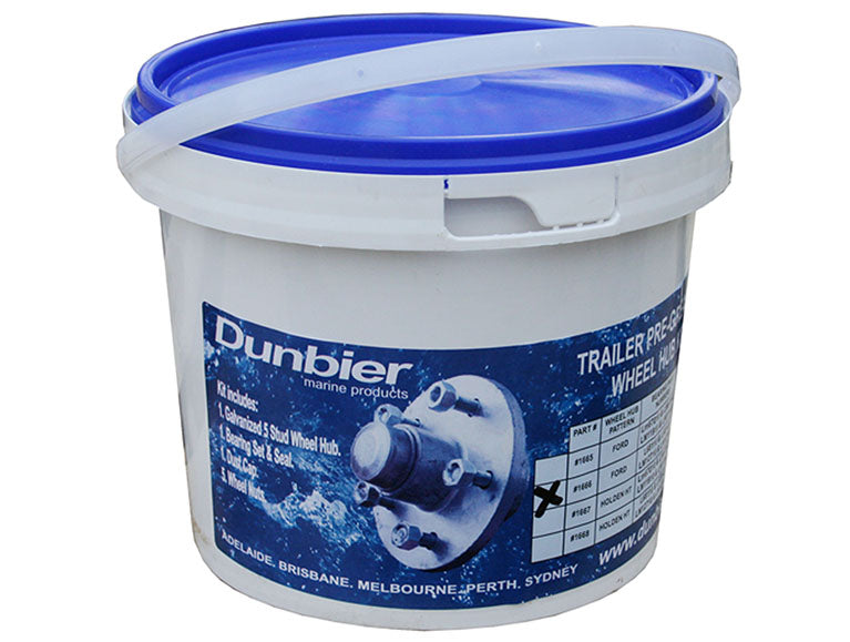 1665 Dunbier Trailer Hub Kit Suits Ford LM Series Bearings | Marine Trailer Part