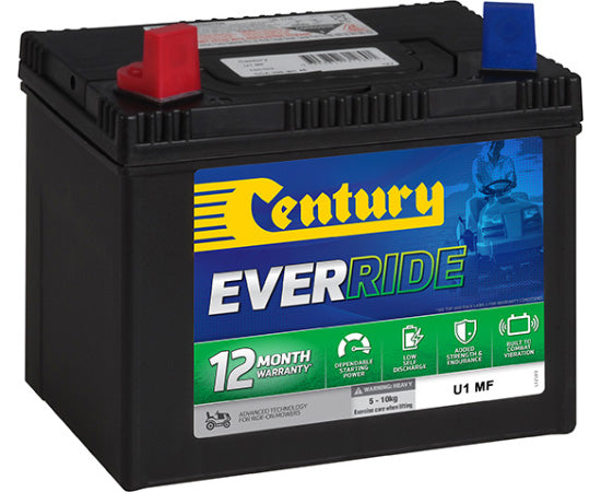 160102 Century U1 MF LAWN & GARDEN - EVERRIDE Battery