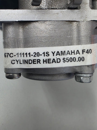 67C-11111-20-1S Yamaha F40 Cylinder Head | Genuine Used Part
