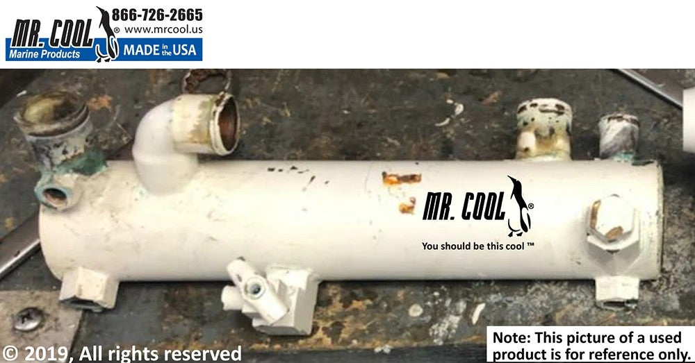 MEC 130-7489-02CN Aftermarket Onan MDKD/MDKB Heat Exchanger | Sawley's Select Marine Parts
