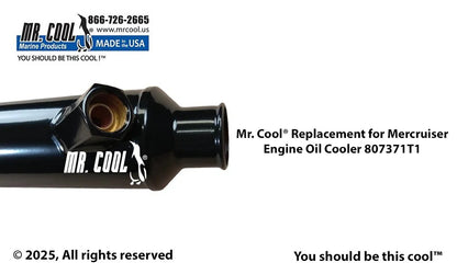 807371T1 Aftermarket Mercruiser V8 Big Block Offset Oil Cooler | Sawley's Select Marine Parts
