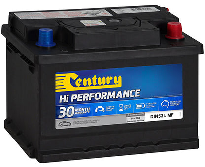 115131 Century DIN53L MF Hi PERFORMANCE DIN Battery