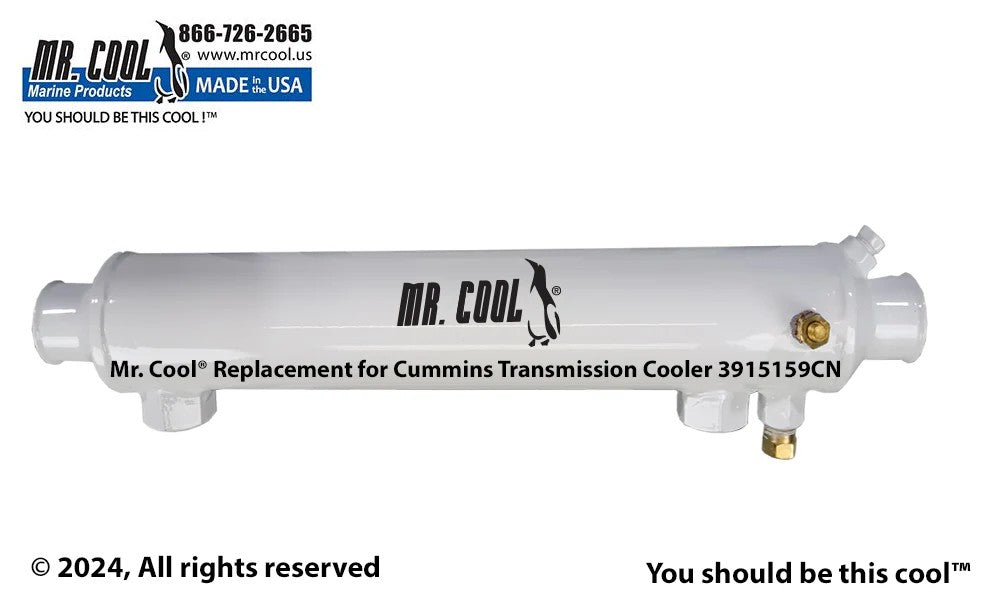 3915159CN CUMMINS 4BT, 6BT, ZF OIL COOLER 3915159 CN Replacement