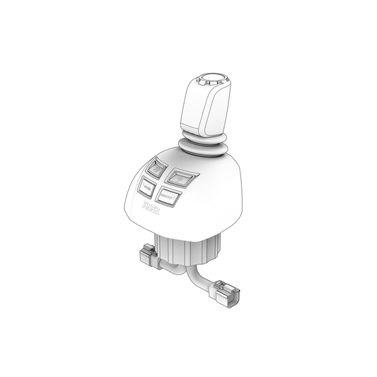 24811402 Joystick "Heavy duty" for EVC-2 (retrofit, Assisted Docking for D4-D6 DPI) | Genuine Volvo Penta Part