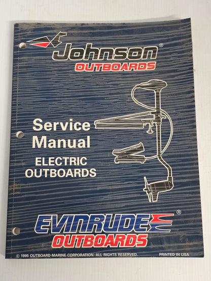 1995 Johnson ED Electric Outboards Service Manual | Genuine Used Manual