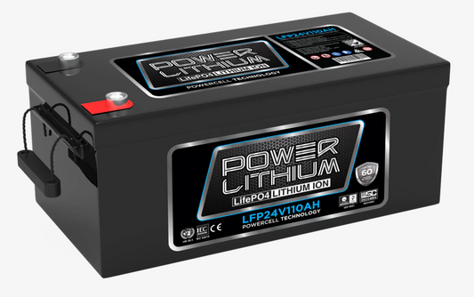 LFP24V110AH Power Crank 110 AH Battery | 24V Lithium Deep Cycle