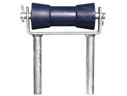 3152 Dunbier Hard Poly Roller & Bracket 6"