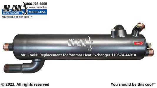 119575-44010 Aftermarket Yanmar 6LYA/6LY2A Heat Exchanger | Sawley's Select Marine Parts