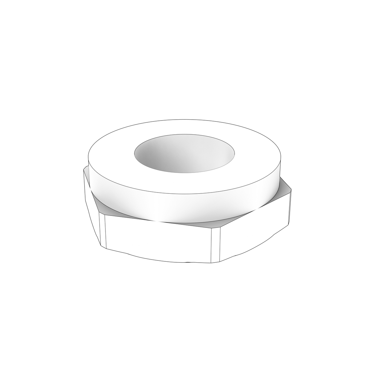 852212 Nut | Genuine Volvo Penta Part - photo 2 of 2
