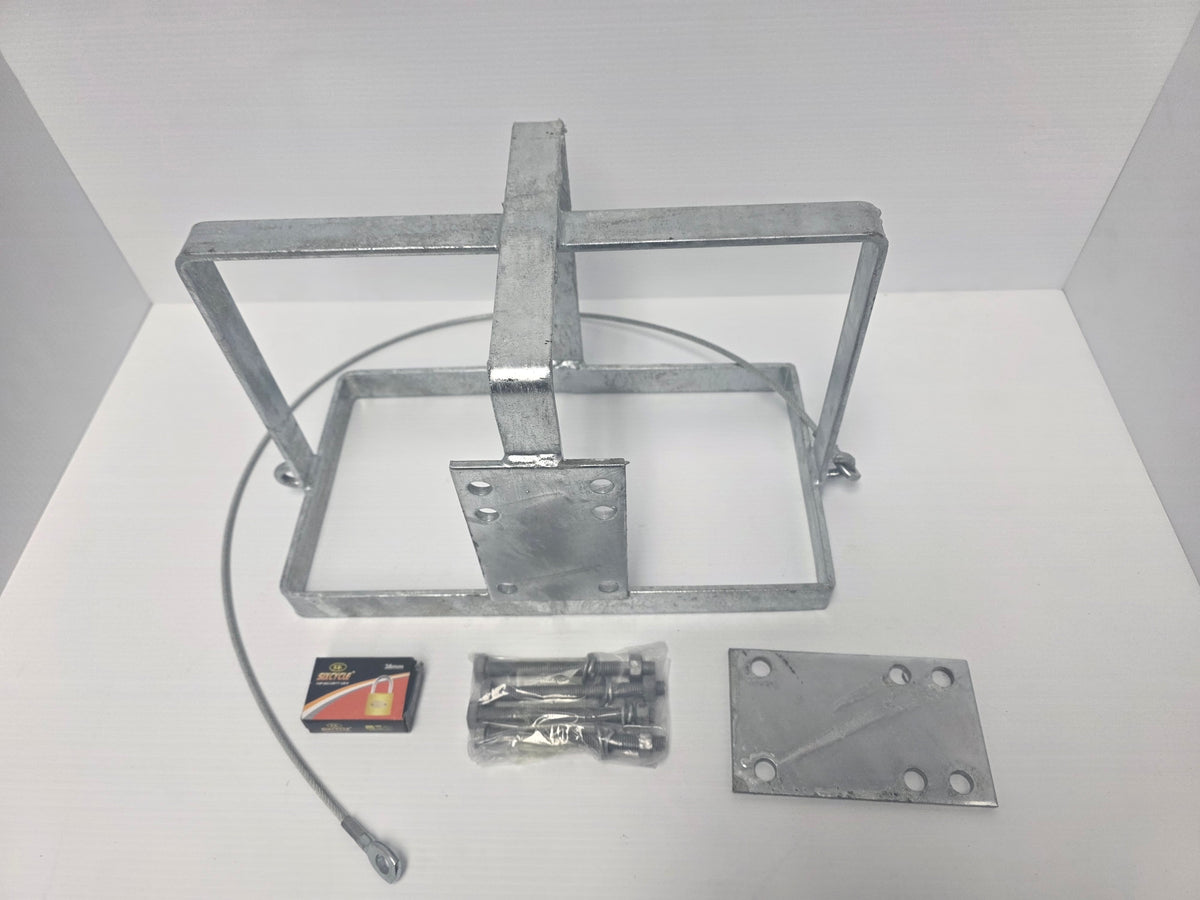 3920 Dunbier Jerry Can Holder with Mount Bracket Galvanised | Marine Trailer Part