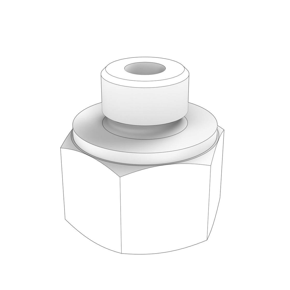 3839149 Nipple | Genuine Volvo Penta Part