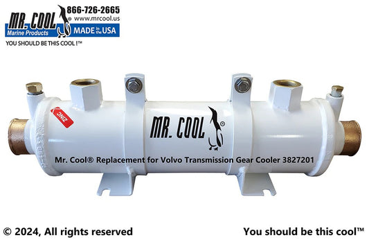 3827201 Aftermarket Volvo Penta TAMD71/TAMD74/TAMD75 ZF Transmission Gear Cooler | Sawley's Select Marine Parts