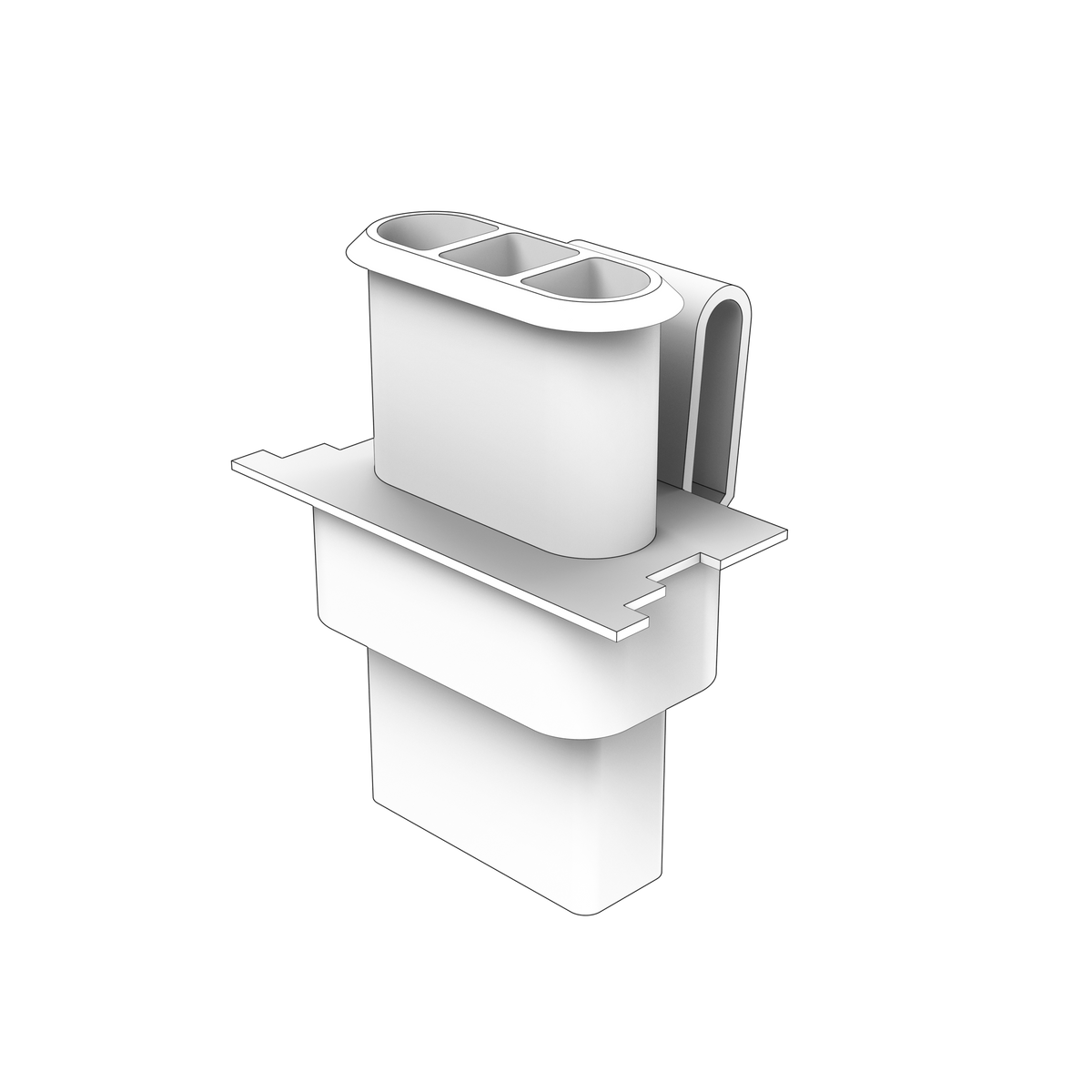 8622455 Receptacle Housing | Genuine Volvo Penta Part - photo 2 of 2
