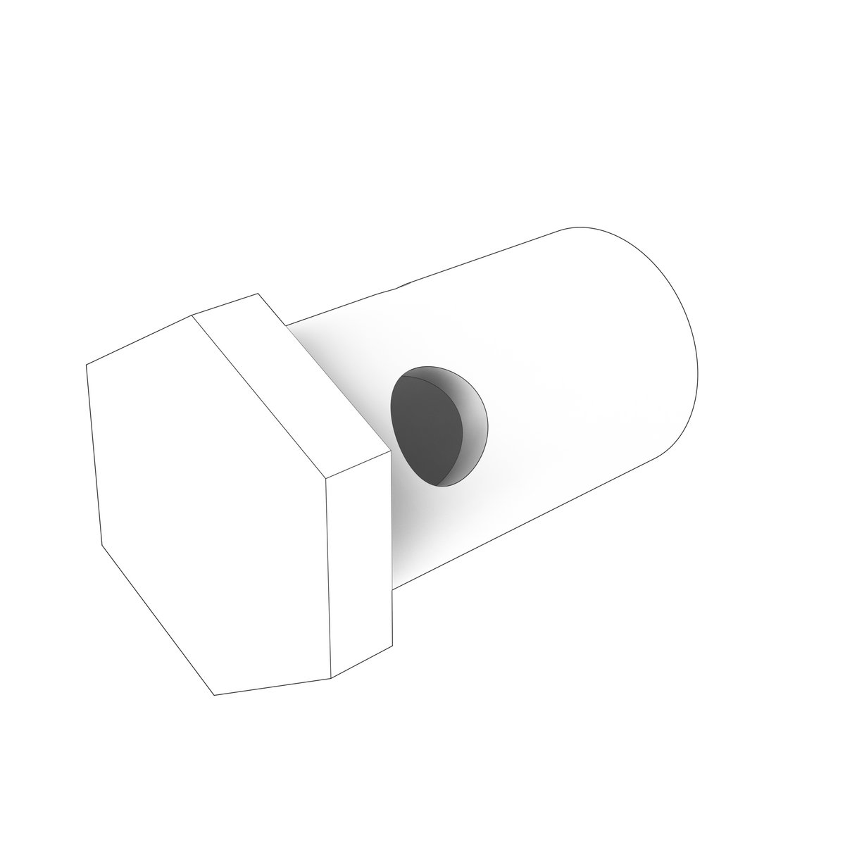 191157 Hollow Screw | Genuine Volvo Penta Part - photo 2 of 2