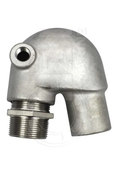 124070-13520 Aftermarket Yanmar GM Cast 316 Stainless Steel Exhaust Mixing Elbow 128370-13600 HDI GM | Sawley's Select Marine Parts