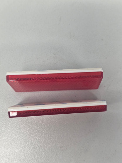 E5014-2 Mackay 2453S Dunbier Reflector Red Self Adhesive Clamshell Pack Pair | Marine Trailer Part