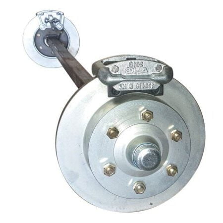 A1257 Mackay Axle 64 Square Overlay Mechanical Brake 2140mm (84") | Marine Trailer Part