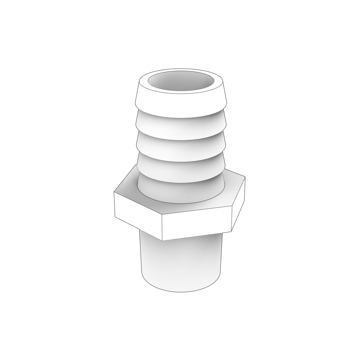 983744 Hose Nipple | Genuine Volvo Penta Part