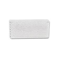 2451S Dunbier E5012-2 Mackay Reflector White Self Adhesive Clamshell Pack | Marine Trailer Part