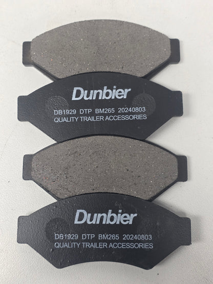H3028 Mackay 1929 Dunbier Disc Caliper Pad Set of 4 Suits Hydraulic Calipers | Marine Trailer Part