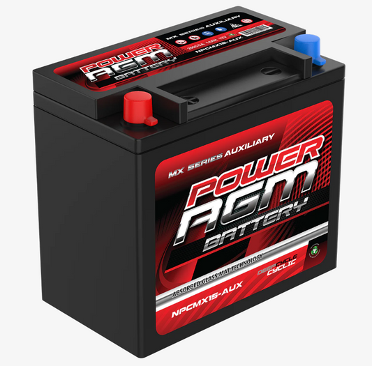 NPCMX2 Power Crank 450 CCA 30 AH Battery | Power AGM MX Series