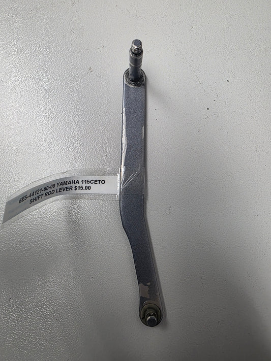 6E5-44121-00-00 Yamaha 115CETO Shift Rod Lever | Genuine Used Part