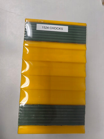 1524 Dunbier Wheel Chock, sold in pairs
