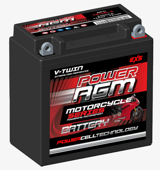 NPC-YB12AL-A Power Crank 245 CCA 12 AH Battery | Power AGM Series