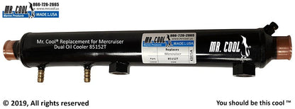 85152T Aftermarket Mercruiser Oil & Power Steering Cooler | Sawley's Select Marine Parts