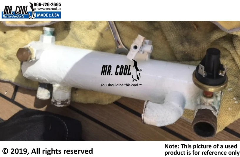 MEC 130-7489-02CN Aftermarket Onan MDKD/MDKB Heat Exchanger | Sawley's Select Marine Parts