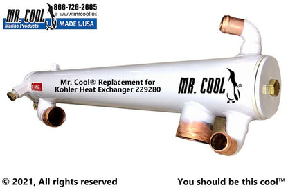229280 Aftermarket Kohler Heat Exchanger | Sawley's Select Marine Parts