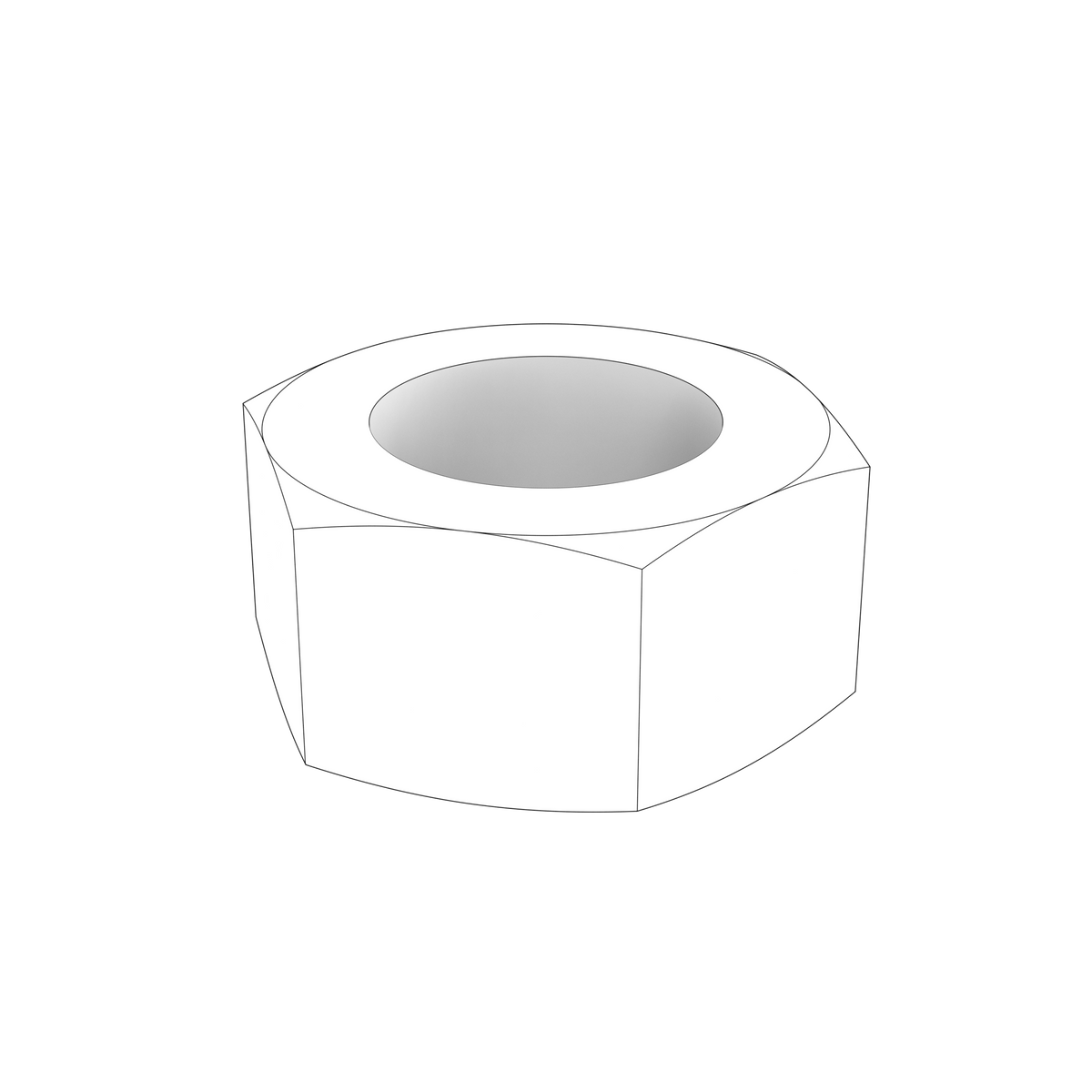 990969 Hexagon Nut | Genuine Volvo Penta Part