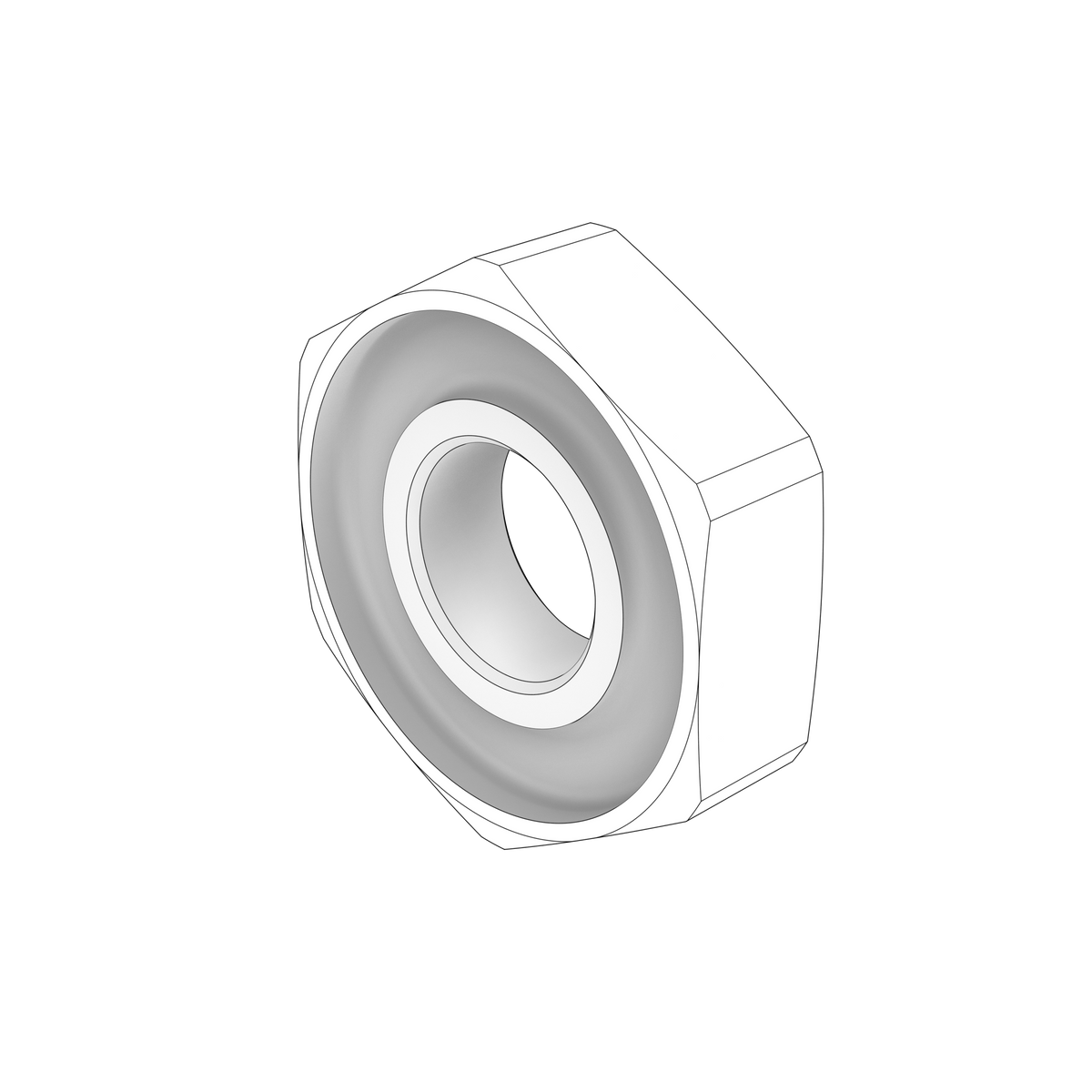 3593739 Nut | Genuine Volvo Penta Part