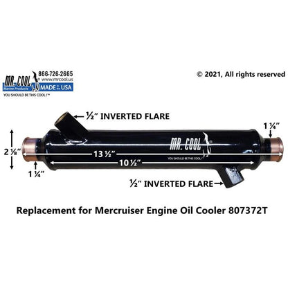 807372T Aftermarket Mercruiser Engine Oil Cooler | Sawley's Select Marine Parts