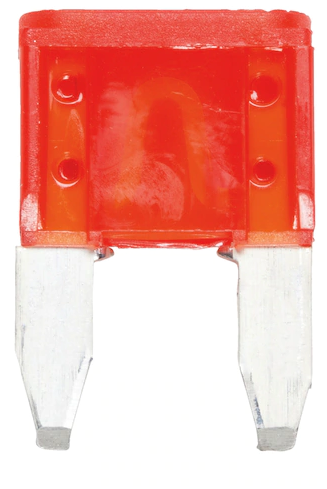 073130010 Flat blade fuse MINI Silver-Red 10A 5PK | Genuine Wurth Product