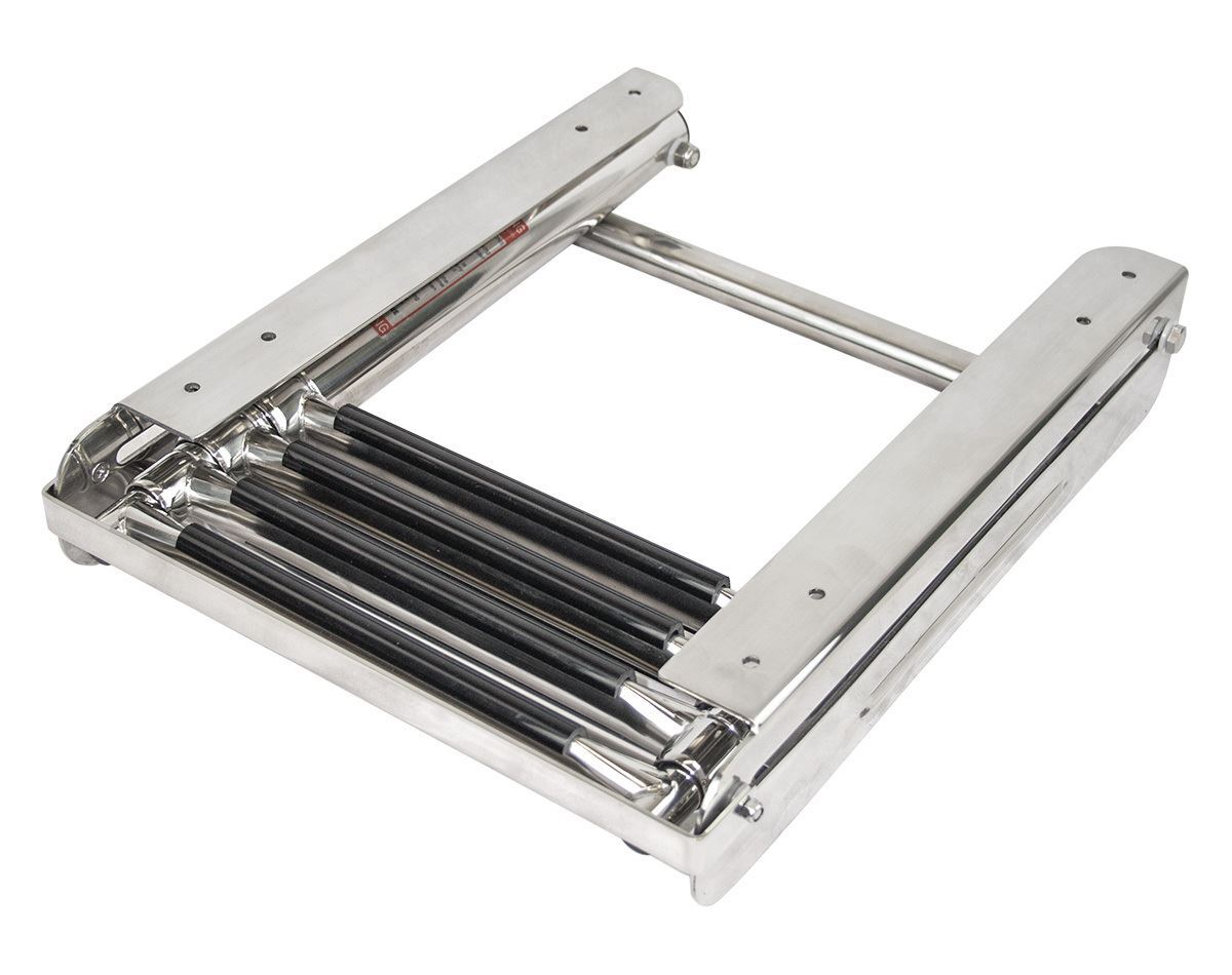 460709 Stainless Steel Telescopic Under Platform Ladder