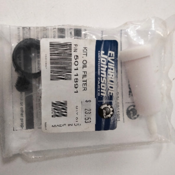 5011891 Evinrude Johnson Oil Filter Kit | Genuine OEM BRP Outboard Part