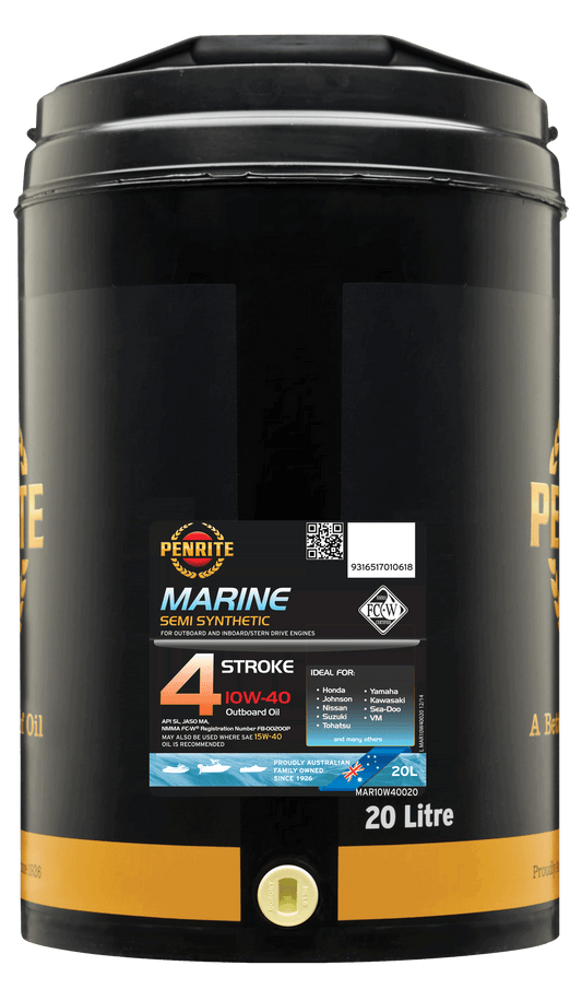 MAR10W40020 Marine Outboard 4 STROKE 10W-40 (Semi Synthetic) 20L