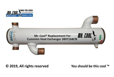 4058345CN / 3897168 Aftermarket Cummins 6CTA Heat Exchanger | Sawley's Select Marine Parts