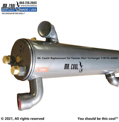 119175-44080 Yanmar 4LHA -STZE(P) DTZE(P) HEAT EXCHANGER 119175-44080 Replacement