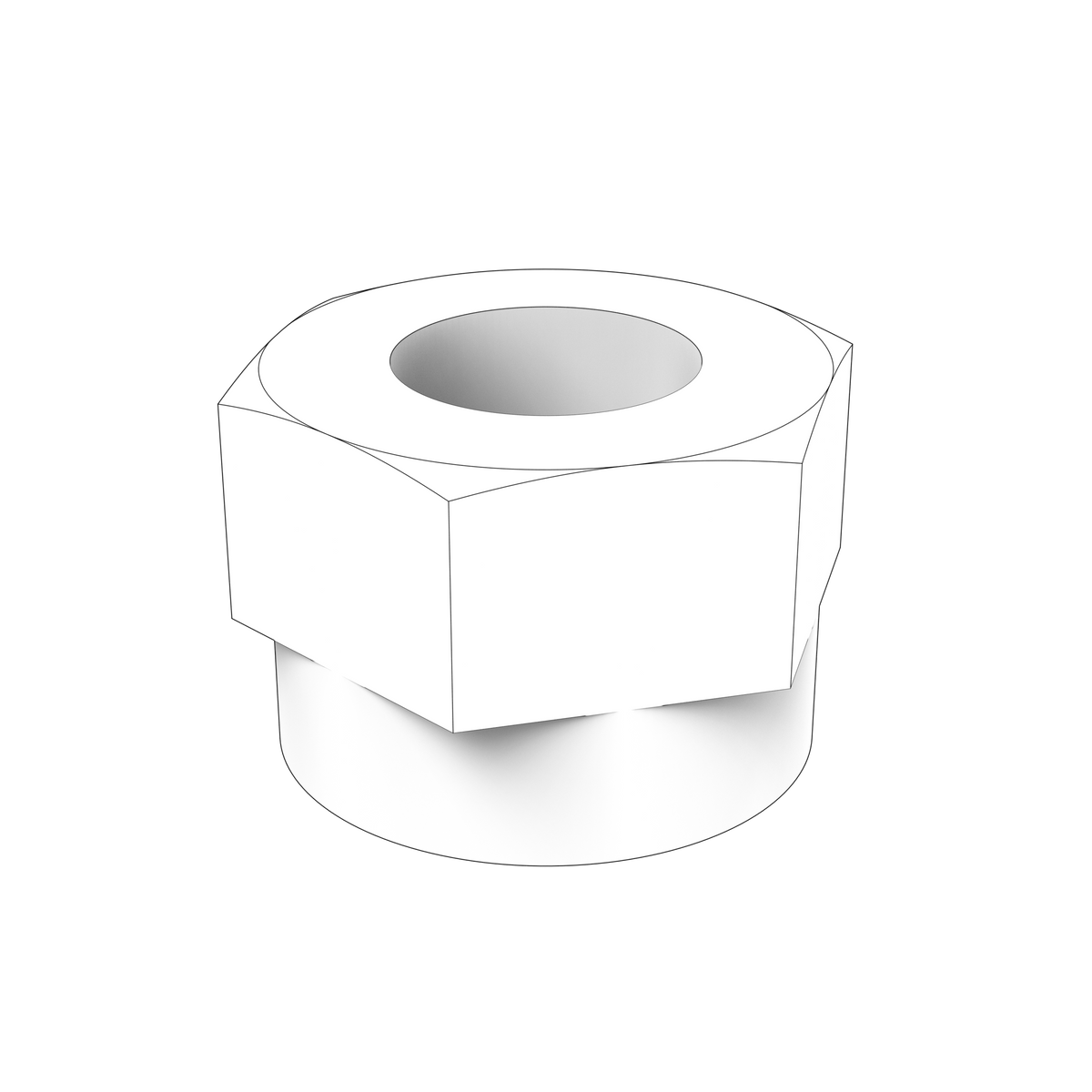 966650 Lock Nut | Genuine Volvo Penta Part - photo 2 of 2